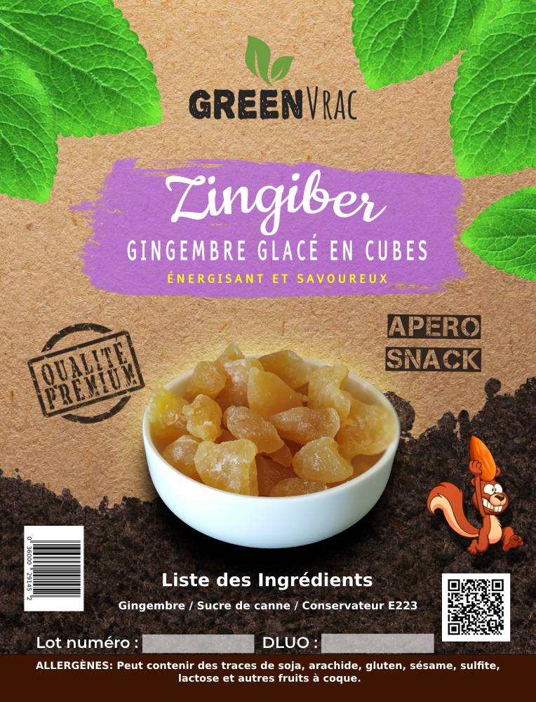 ZINGIBER gingembre confit