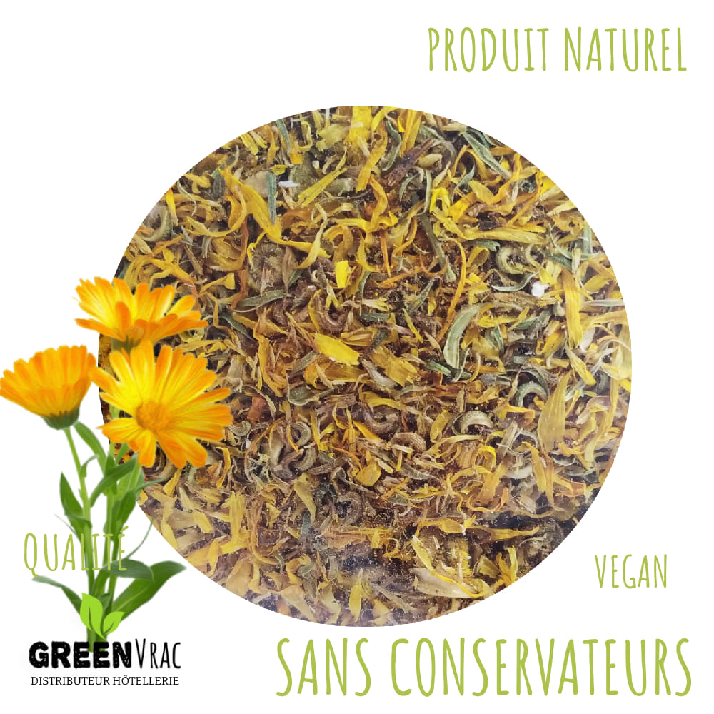 Fleurs de Calendula en vrac - les 2kgs 1 Fleurs de Calendula en vrac - les 2kgs
