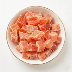 grossiste fournisseur de Papaye Cubes Déshydratée Sucrée en vrac