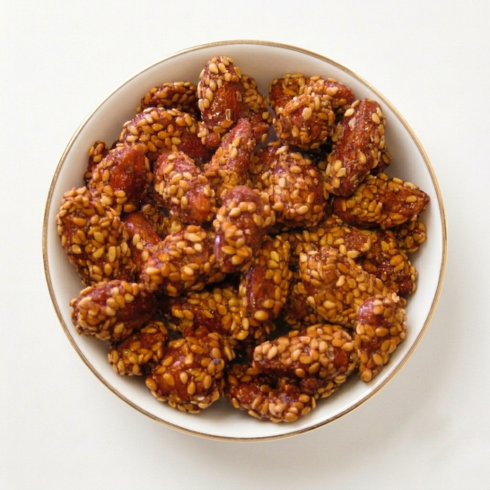 Arachide Caramélisée au Sésame en vrac - les 2kgs 1 grossiste fournisseur vrac chouchou cacahuète arachides caramélisées