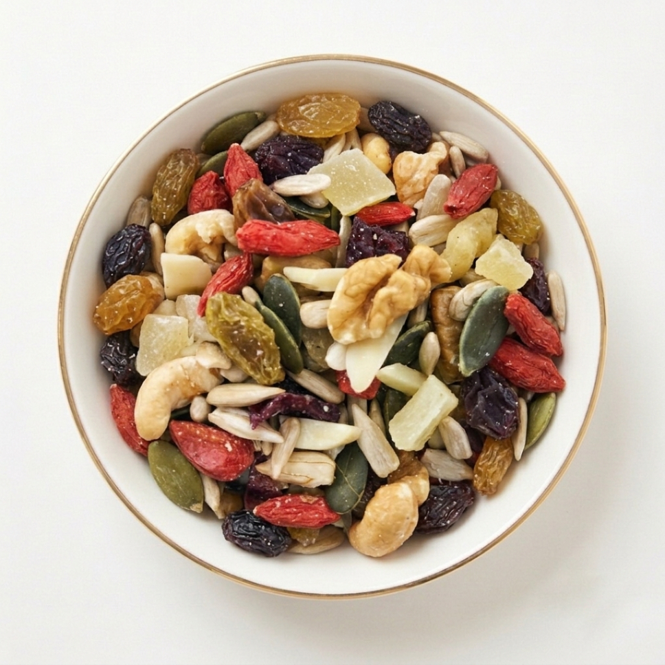 Mélange Apéritif Fruits Secs Vitalité en vrac - les 2kgs 1 mélange apéritif autoroute fruits secs et noix