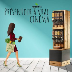Présentoir Étagère Vrac Fruits secs CINÉMA Style Ferme & Campagne