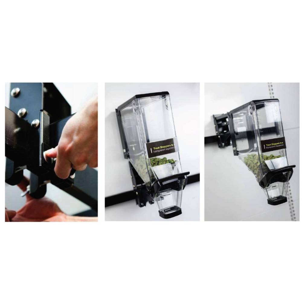 Support Vérin pour Distributeur de Vrac DistriGreen 10cm 3 montage support articulé trémies vrac