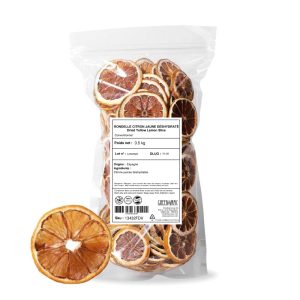 grossiste rondelles tranche citron jaune deshydraté vrac