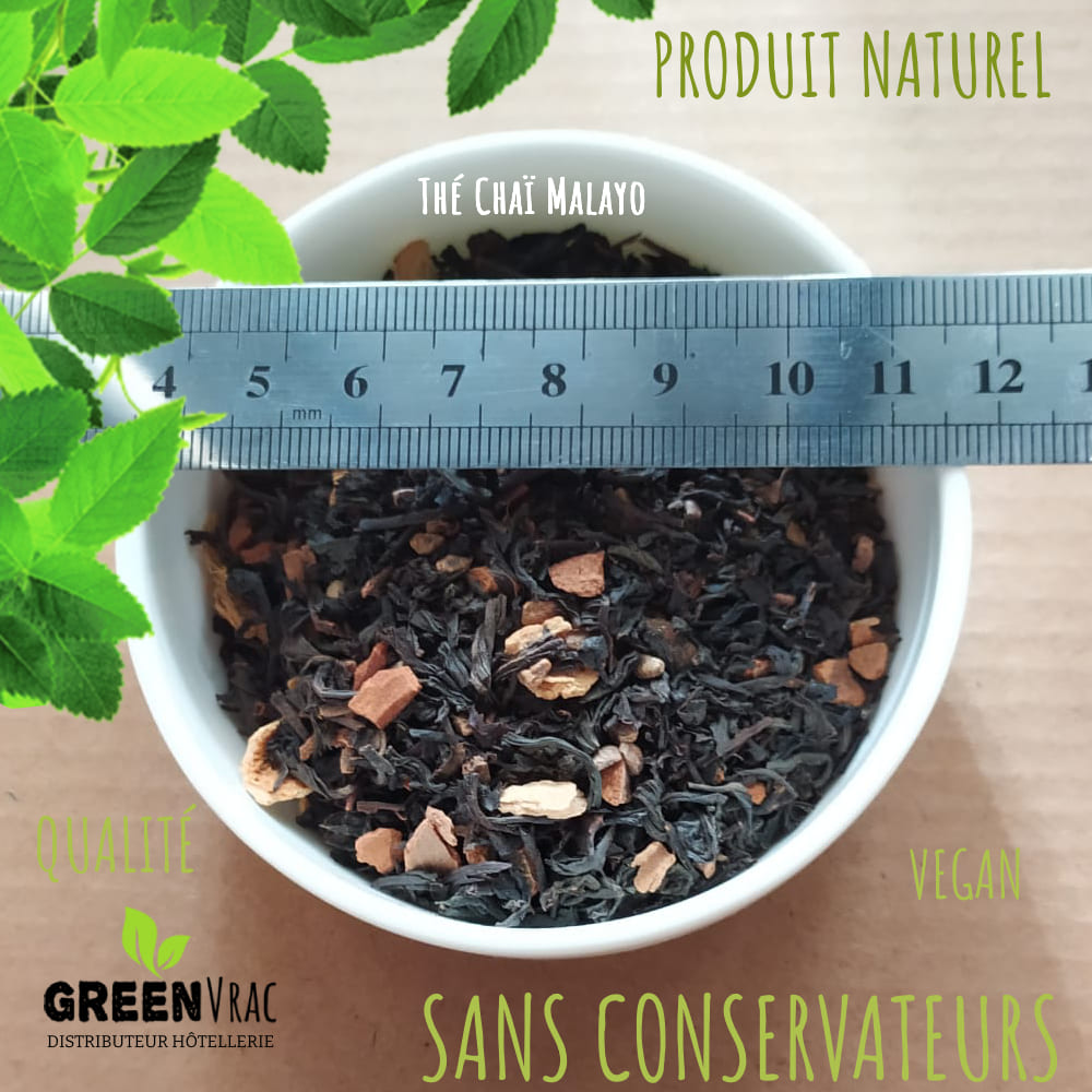 Thé noir Chaï Malayo en vrac - les 2kgs 1 grossiste the chai malayo