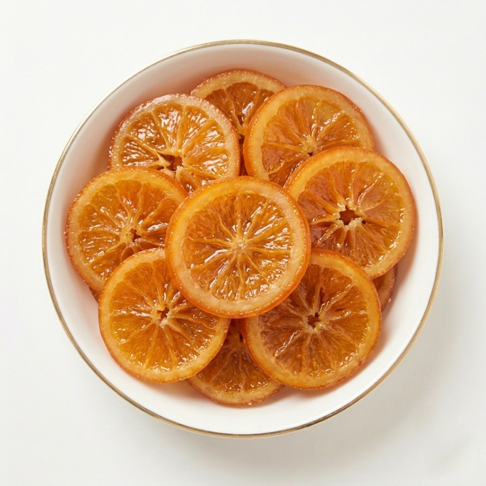 Mandarine tranches confite sucrée - les 2kgs 1 grossiste fournisseur de Mandarine tranches confite sucrée
