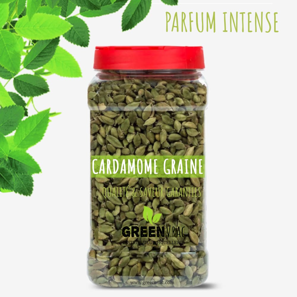 Cardamome Verte Graines Entières - PET 470gr 1 grossiste cardamome graine CHR Horeca