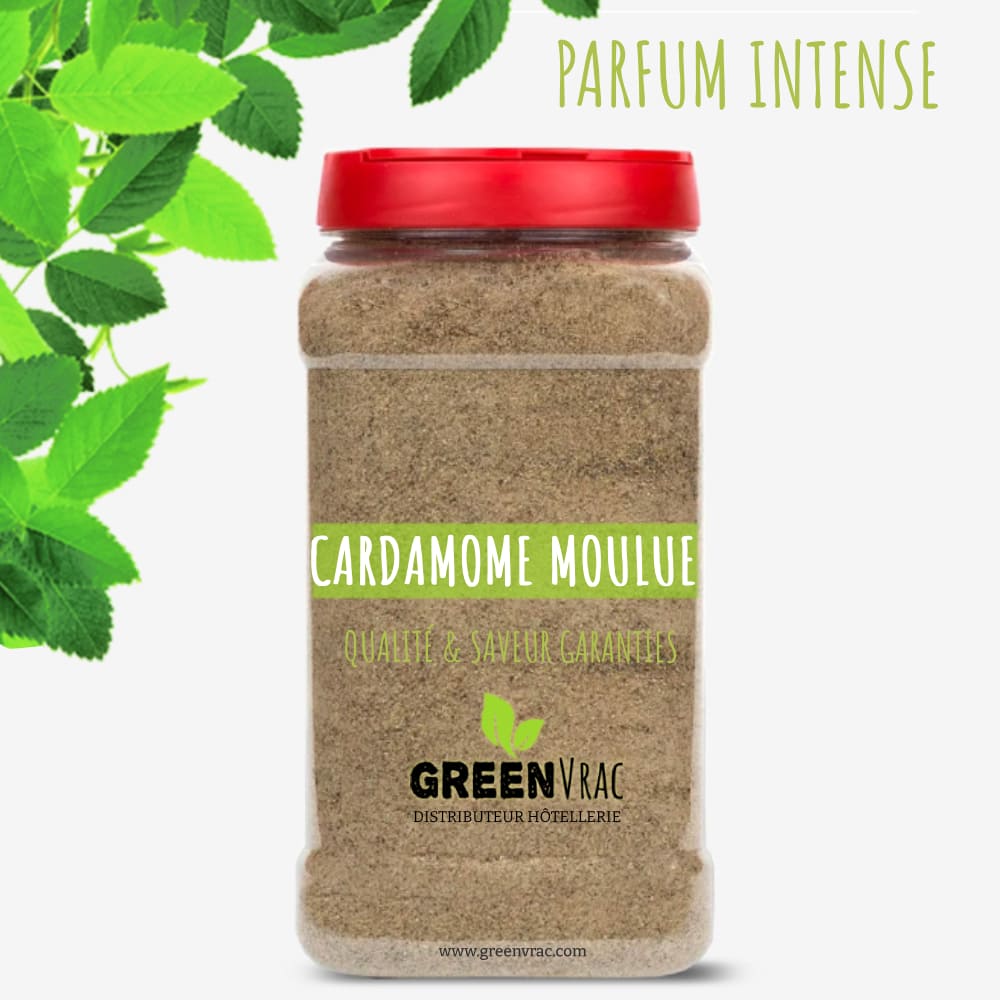 Cardamome Verte Moulue Poudre - PET 720gr 1 grossiste cardamome moulue CHR horeca