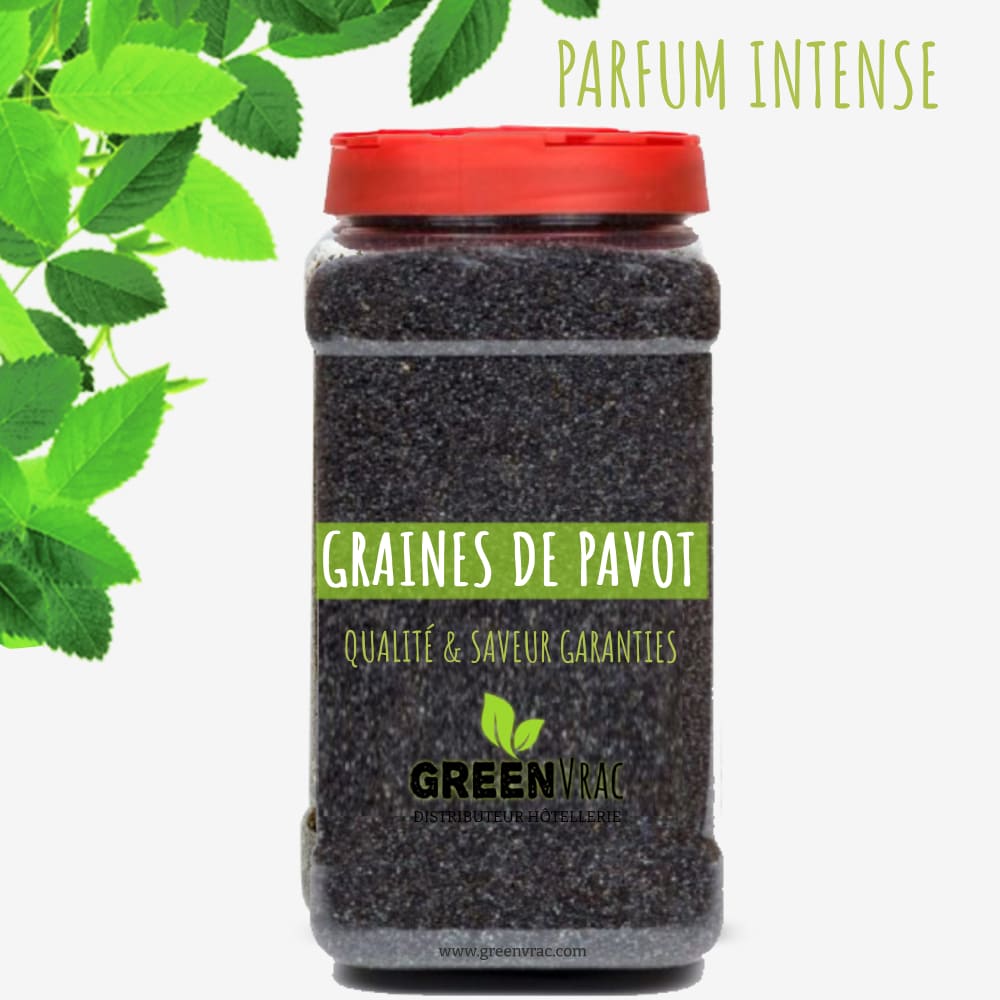 Graines de Pavot - PET 820gr 1 grossiste basilic horeca chr hotellerie restauration