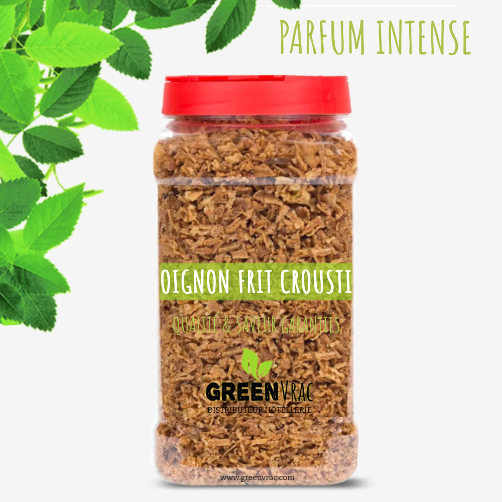 Oignon Frit Croustillant en Morceaux - PET 420gr 1 grossiste oignon frit croustillant CHR