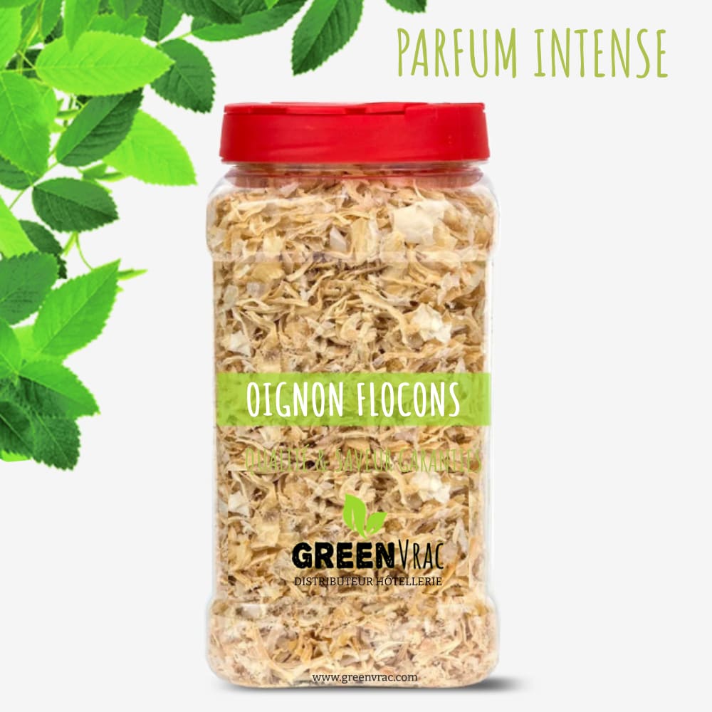 Oignon en Paillettes/Flocons - PET 220gr 1 grossiste oignons paillettes flocons CHR restaurant